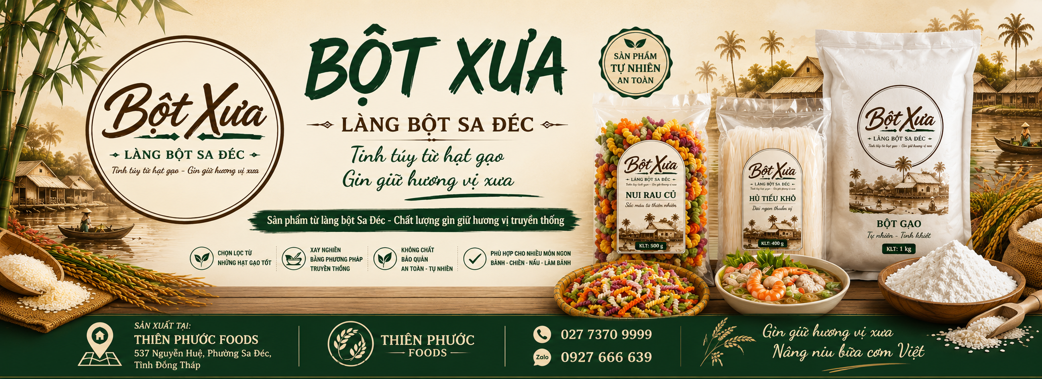Bột Xưa – Gìn giữ hương vị từ một làng nghề trăm năm