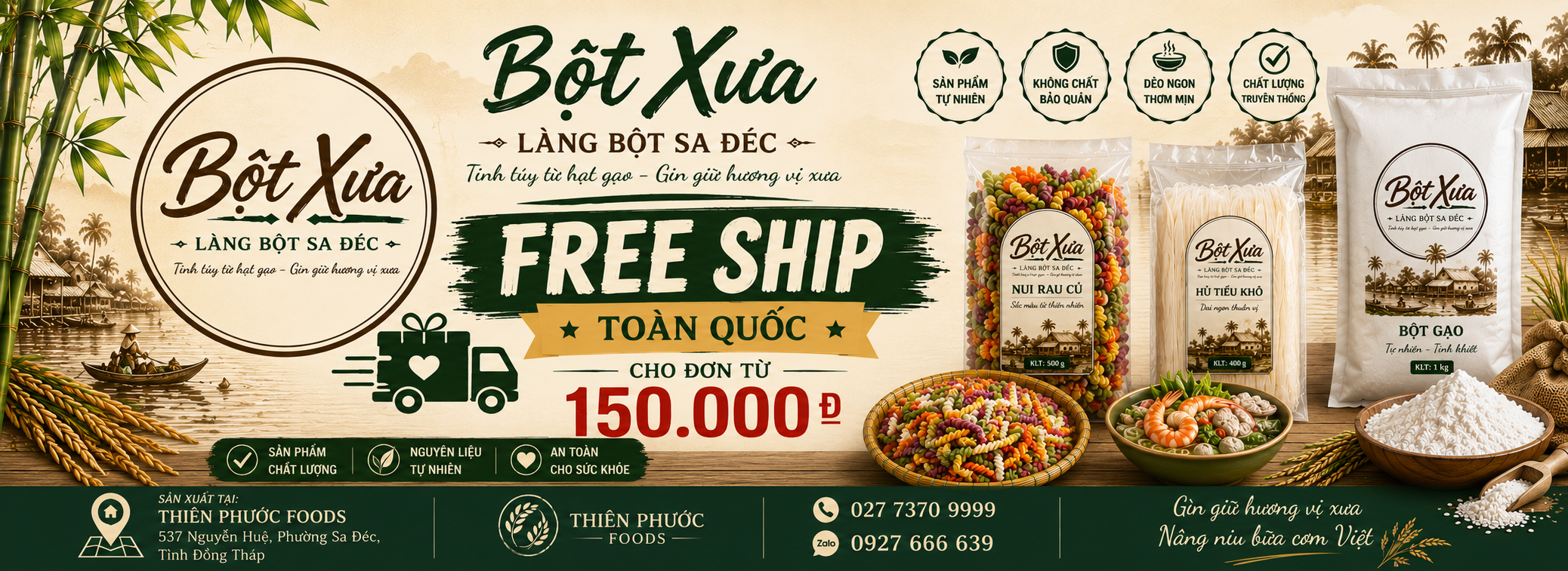 Chính sách linh hoạt cho đại lý và quán ăn.